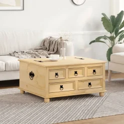vidaXL Opbergbox Corona 90x78x45 cm massief grenenhout