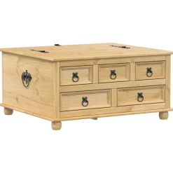 vidaXL Opbergbox Corona 90x78x45 cm massief grenenhout