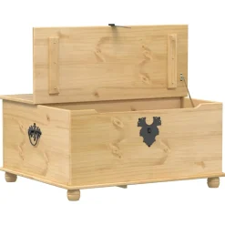 vidaXL Opbergbox Corona 90x78x45 cm massief grenenhout