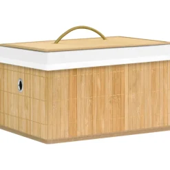 vidaXL Opbergboxen 4 st bamboe