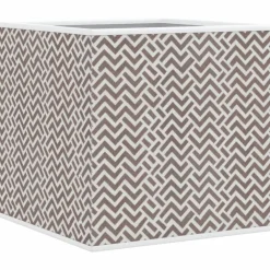 vidaXL Opbergboxen 4 st inklapbaar 32x32x32 cm ongeweven stof bruin
