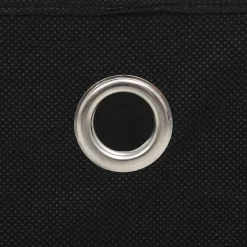 vidaXL Opbergboxen 4 st 28x28x28 cm nonwoven stof zwart