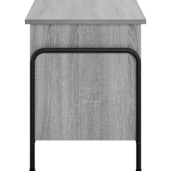 vidaXL Opbergbox Grijs Sonoma 80 x 40 x 49,5 cm Bewerkt hout