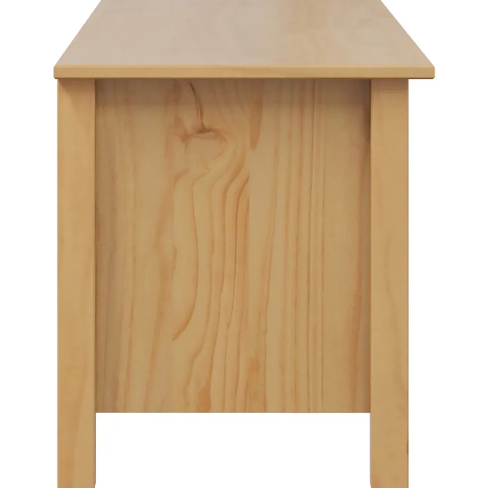 vidaXL Opbergbox HILL Honingbruin 90 x 40 x 45 cm Massief grenenhout