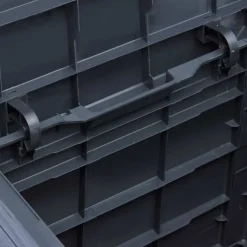 vidaXL Opbergbox 90 L antraciet