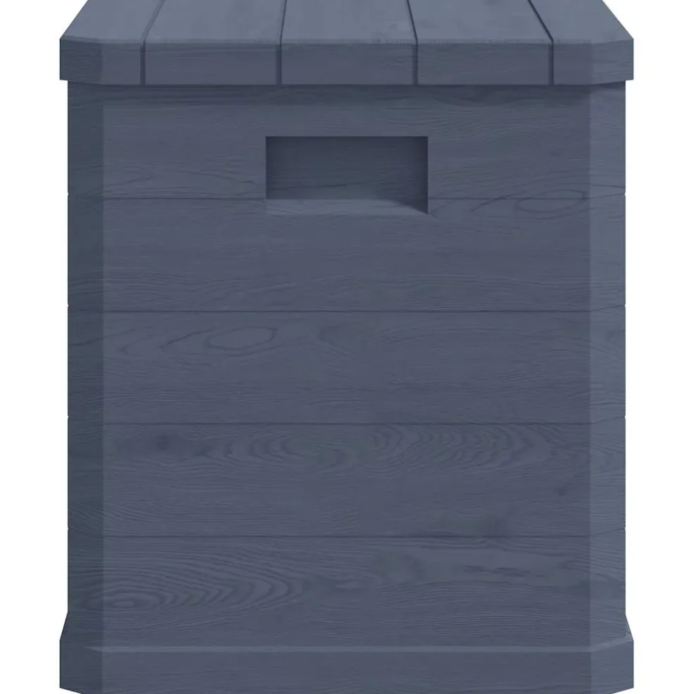 vidaXL Opbergbox 90 L antraciet