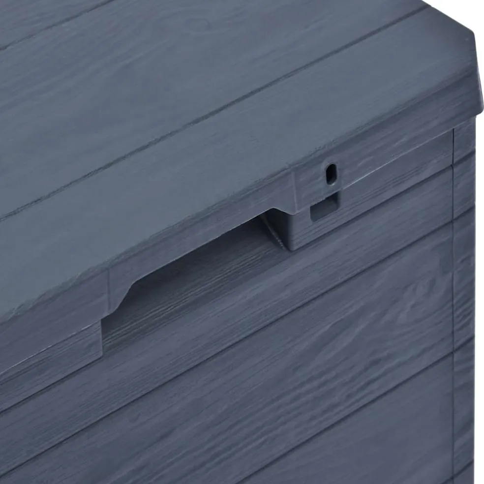 vidaXL Opbergbox 90 L antraciet
