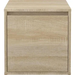 vidaXL Opbergbox met lade 40,5x40x40 cm bewerkt hout sonoma eikenkleur
