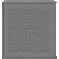 vidaXL Opbergbox met opslag Lichtgrijs 55 x 53 x 57 cm Polypropyleen
