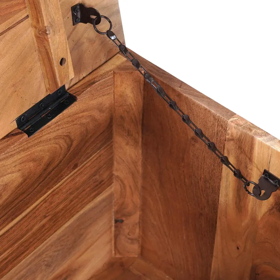 vidaXL Opbergbox Naturel 85 x 40 x 46 cm