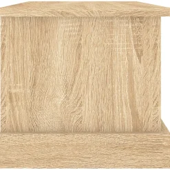 vidaXL Opbergbox Sonoma Eiken 50x30x28 cm Bewerkt Hout