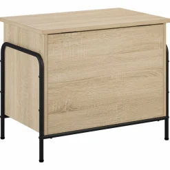 vidaXL Opbergbox Sonoma Eiken 80 x 40 x 49,5 cm Bewerkt hout