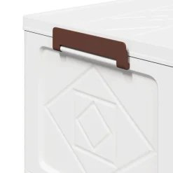 vidaXL Opbergbox stapelbaar met wielen 28 L 48,5x29,5x33 cm