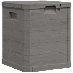 vidaXL Opbergbox voor in de tuin 90 L bruin
