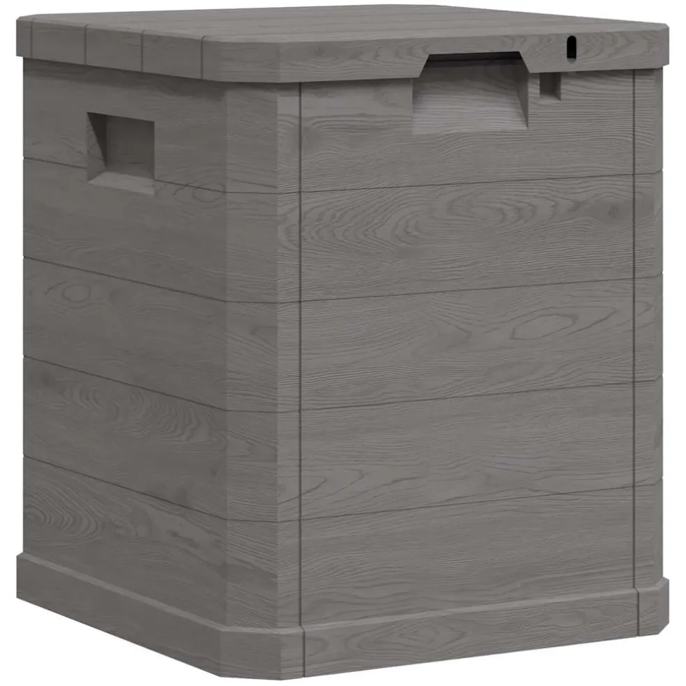 vidaXL Opbergbox voor in de tuin 90 L bruin