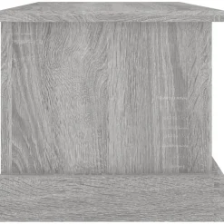 vidaXL Opbergbox 50x30x28 cm bewerkt hout grijs sonoma eikenkleurig