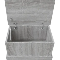 vidaXL Opbergbox 50x30x28 cm bewerkt hout grijs sonoma eikenkleurig