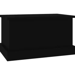 vidaXL Opbergbox 50x30x28 cm bewerkt hout zwart
