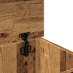 vidaXL Opbergbox 30x50x28 cm bewerkt hout oud houtkleurig