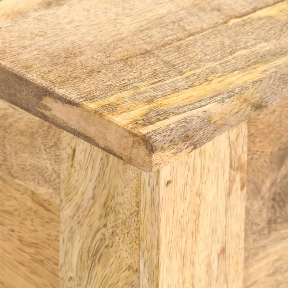 vidaXL Opbergbox 99x35x48 cm massief mangohout