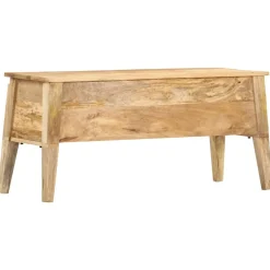 vidaXL Opbergbox 99x35x48 cm massief mangohout