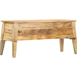 vidaXL Opbergbox 99x35x48 cm massief mangohout