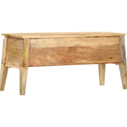 vidaXL Opbergbox 99x35x48 cm massief mangohout