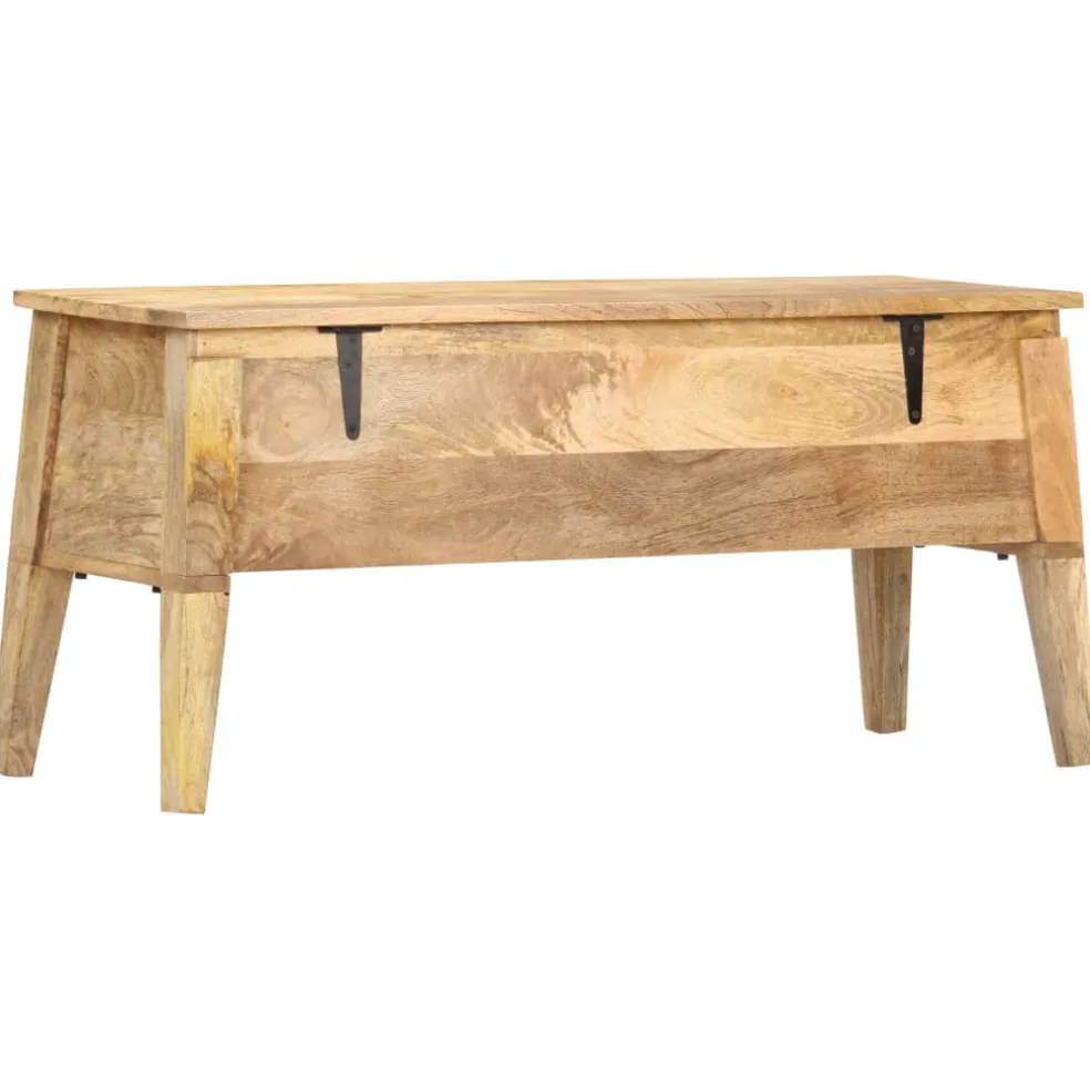 vidaXL Opbergbox 99x35x48 cm massief mangohout