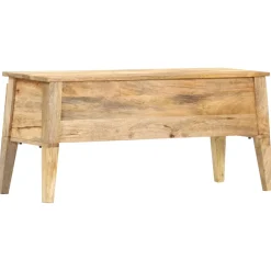 vidaXL Opbergbox 99x35x48 cm massief mangohout