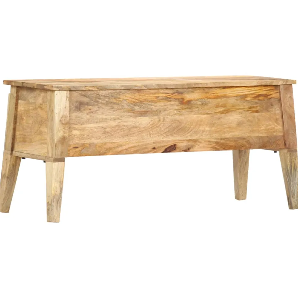 vidaXL Opbergbox 99x35x48 cm massief mangohout