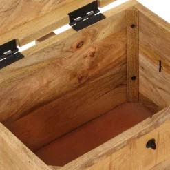 vidaXL Opbergbox 39x28x31 cm massief mangohout