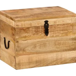 vidaXL Opbergbox 39x28x31 cm massief mangohout