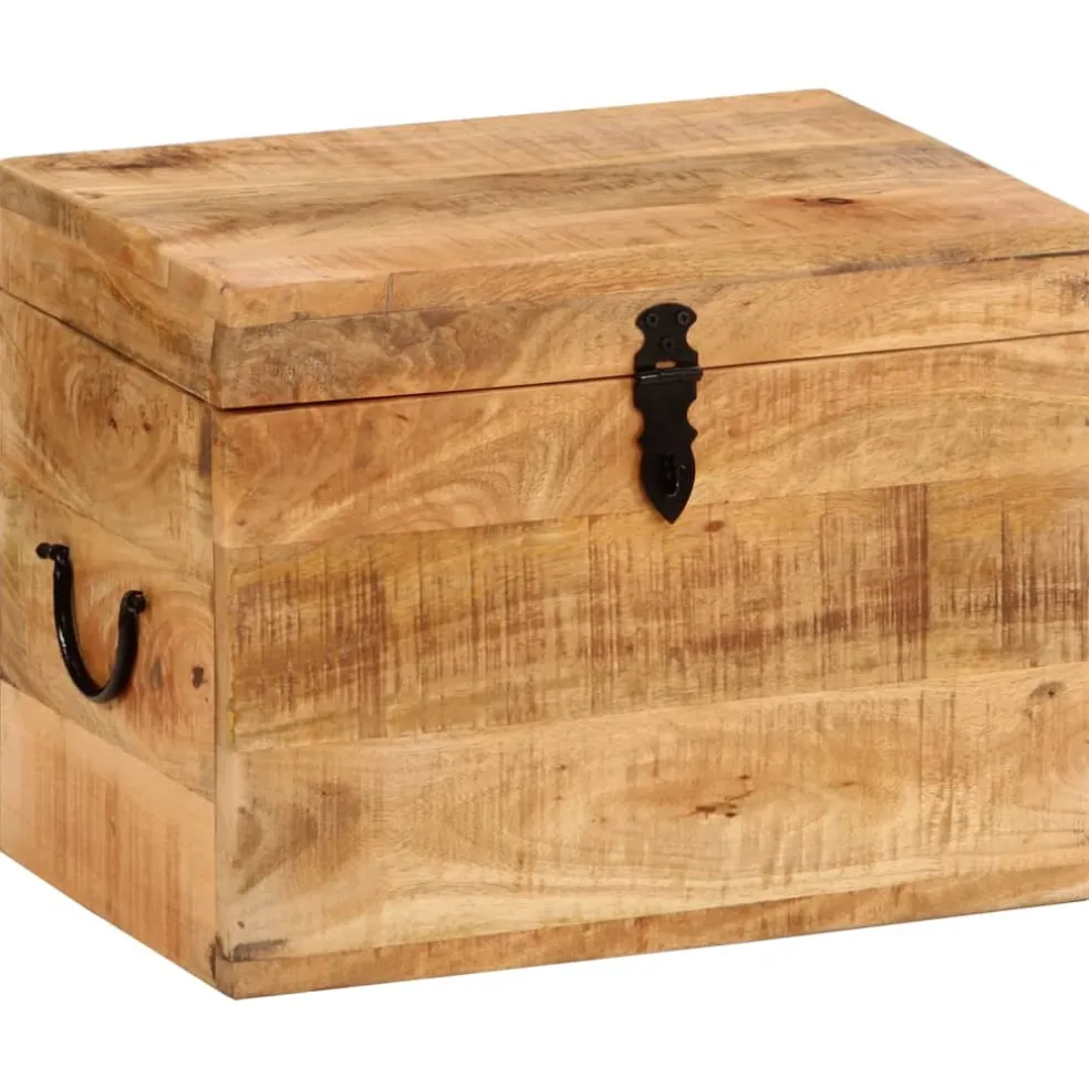 vidaXL Opbergbox 39x28x31 cm massief mangohout
