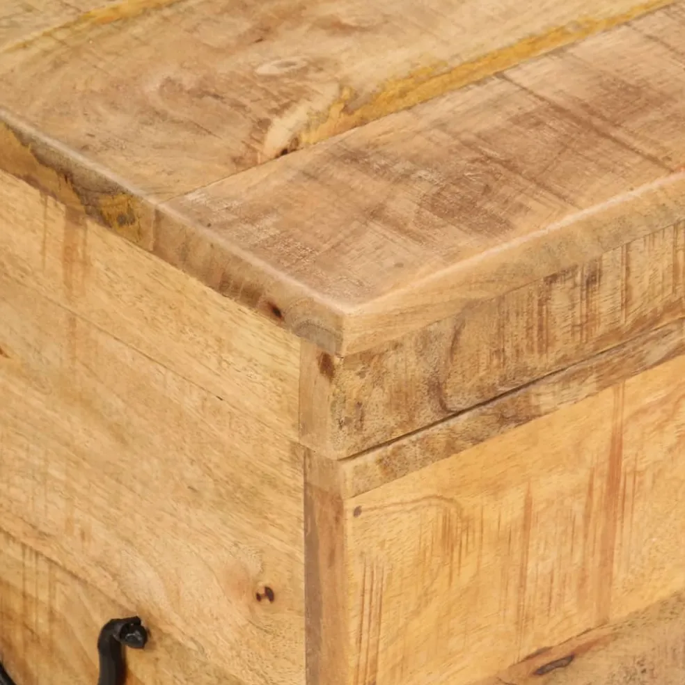 vidaXL Opbergbox 39x28x31 cm massief mangohout
