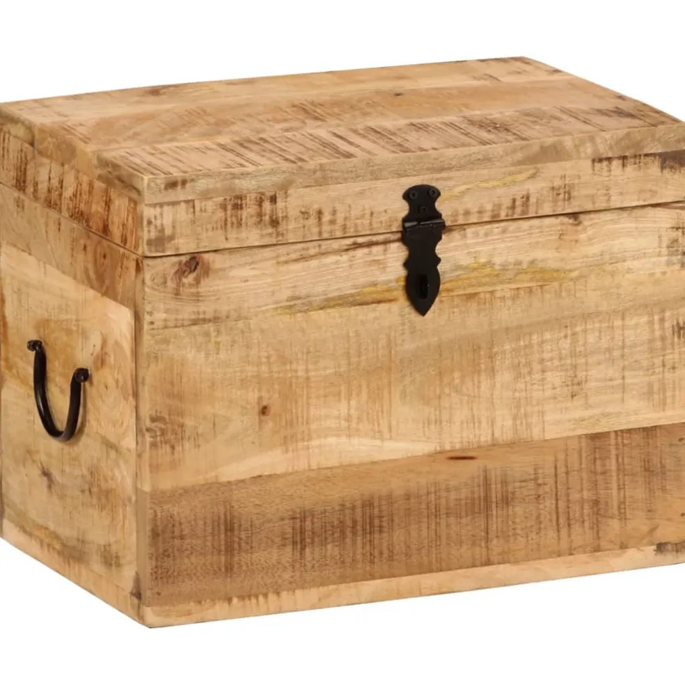 vidaXL Opbergbox 39x28x31 cm massief mangohout