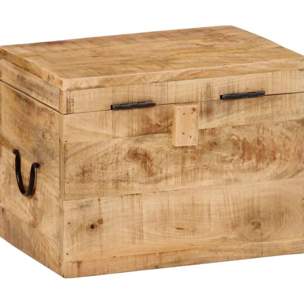 vidaXL Opbergbox 39x28x31 cm massief mangohout