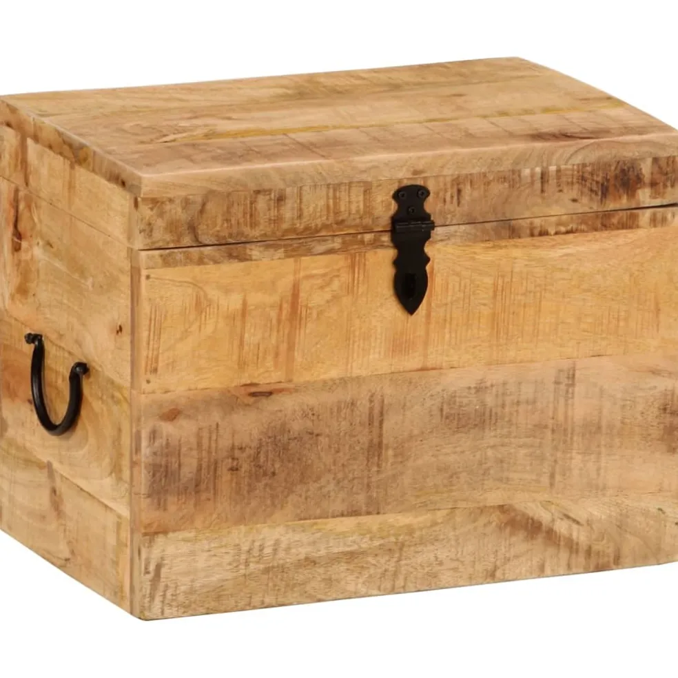 vidaXL Opbergbox 39x28x31 cm massief mangohout