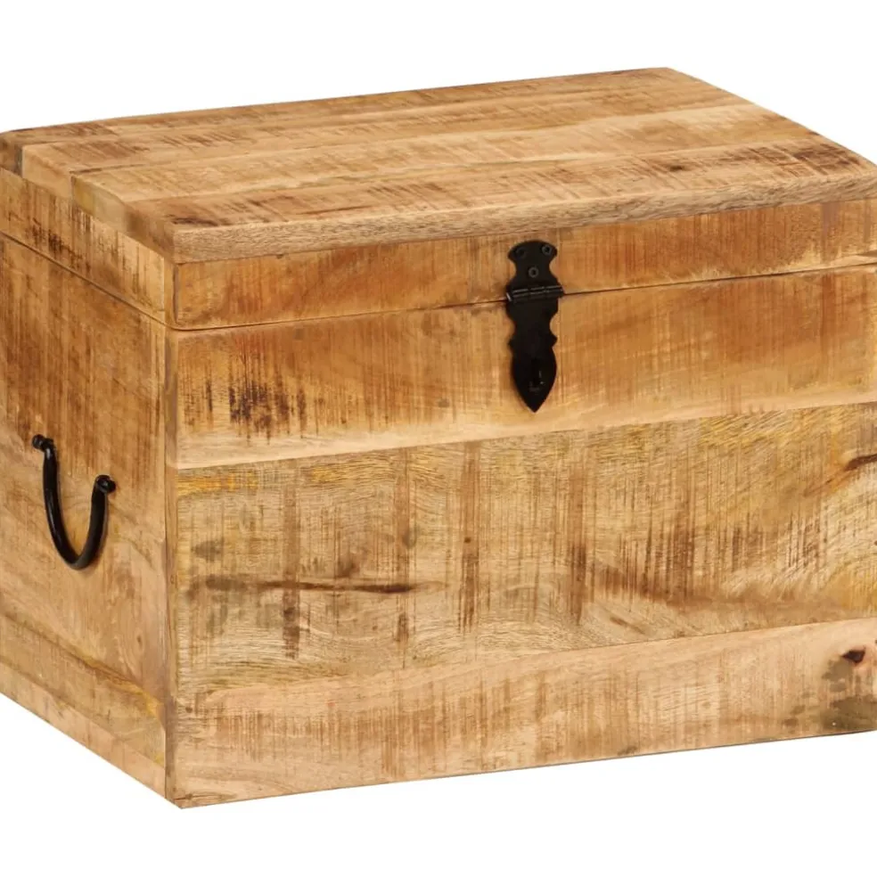 vidaXL Opbergbox 39x28x31 cm massief mangohout