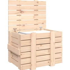 vidaXL Opbergbox 58x40,5x42 cm massief grenenhout