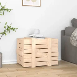 vidaXL Opbergbox 58x40,5x42 cm massief grenenhout
