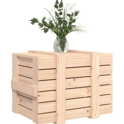 vidaXL Opbergbox 58x40,5x42 cm massief grenenhout