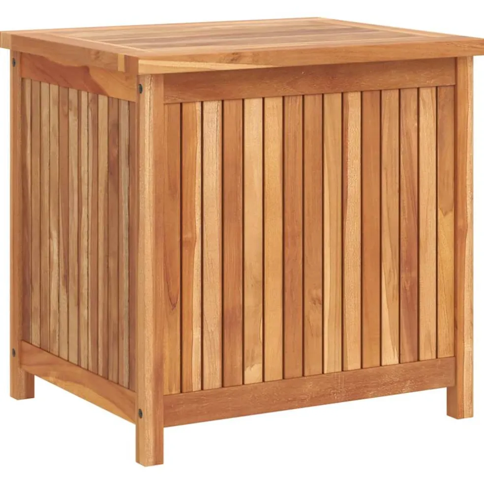 vidaXL Opbergbox 60x50x58 cm massief teakhout