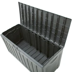 vidaXL Opbergbox 118x53x57 cm polypropyleen zwart