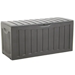 vidaXL Opbergbox 118x53x57 cm polypropyleen zwart