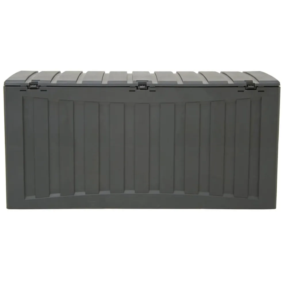 vidaXL Opbergbox 118x53x57 cm polypropyleen zwart
