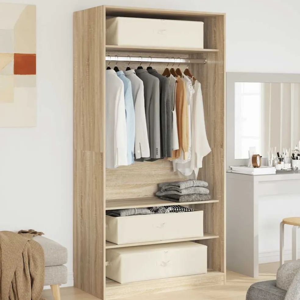 vidaXL Opbergbox 70x40x18 cm stof crèmekleurig