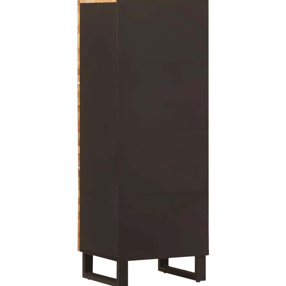 vidaXL Opberg Highboard Bruin 40 x 33 x 110 cm Massief Mango Hout