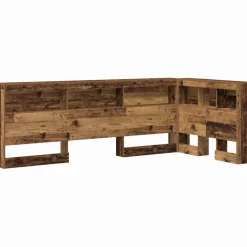 vidaXL Opberghoofdbord Oud Hout Bewerkt hout
