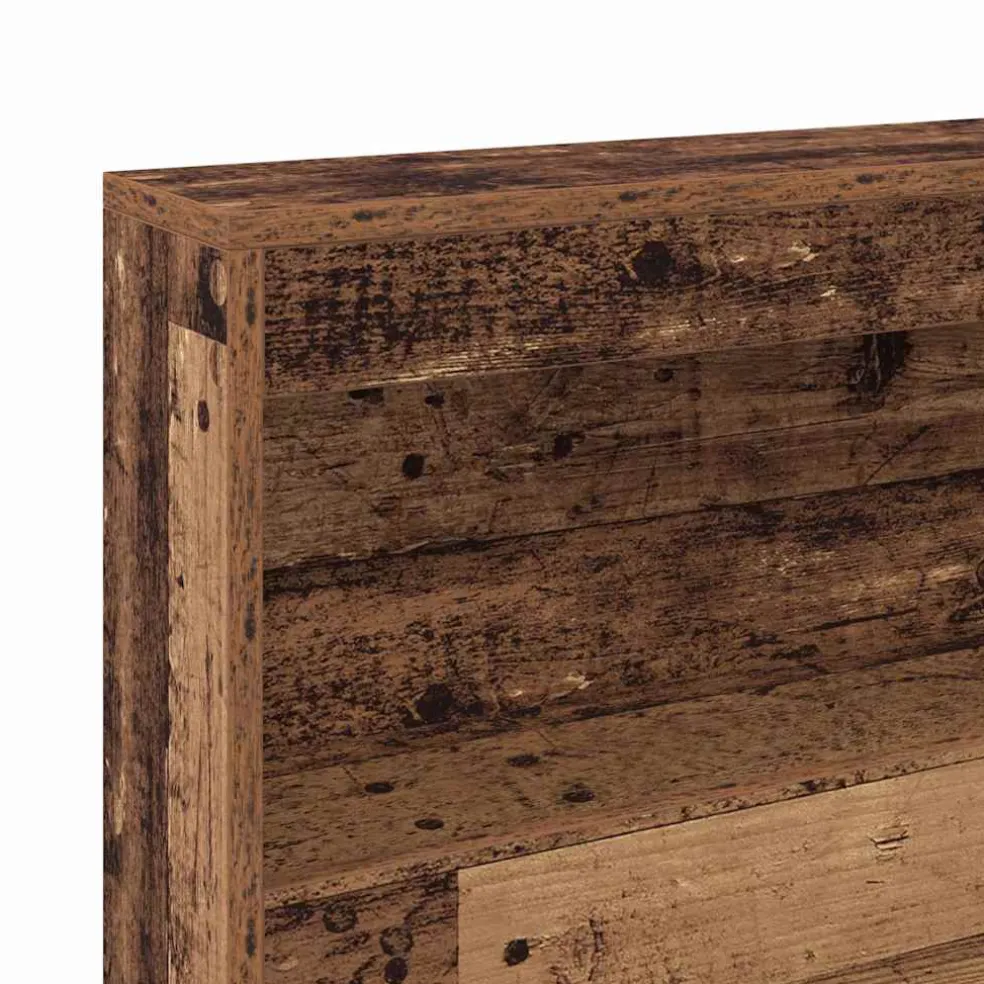 vidaXL Opberghoofdbord Oud Hout Bewerkt hout