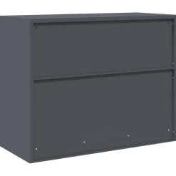 vidaXL Opbergkast Antraciet 90 x 40 x 70 cm Staal